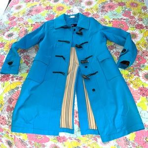 Burberry Blue Trench Coat